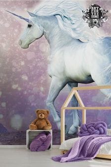 Art For The Home Purple Magical Unicorn Mural