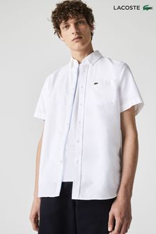 Lacoste White Woven Shirt