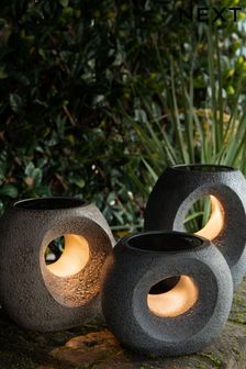 Set of 3 Natural Solar Standing Stone Sculptures (T06184) | £35