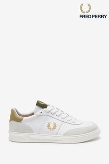Fred Perry White B3388 Trainers
