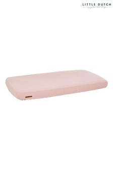 Little Dutch Pink Pure Pink Fitted Cot Sheet