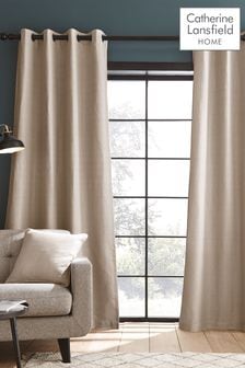 Catherine Lansfield Natural Curtains