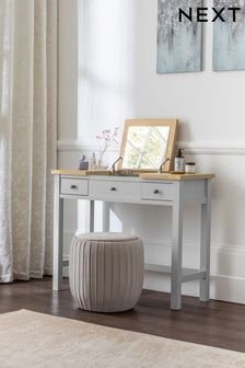 Dove Grey Malvern Paint Effect Console Dressing Table (T10206) | £275