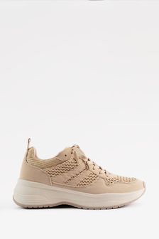 Forever Comfort® Raffia Effect Chunky Trainers
