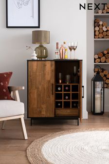 Natural Jefferson Pine Drinks Cabinet (T10401) | £599