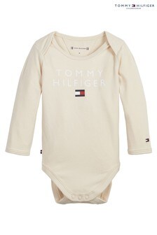 Tommy Hilfiger Natural Baby Logo Body