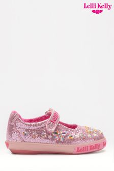 Lelli Kelly Ava Pink Butterfly Dolly Shoes