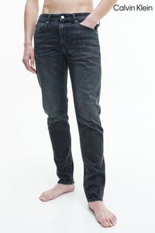 Calvin Klein Black Slim Tapered Denim Jeans