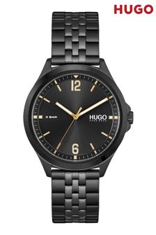 HUGO Black Suit Watch