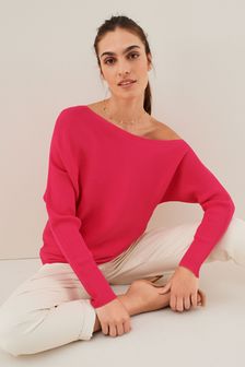 Off The Shoulder Knitted Top