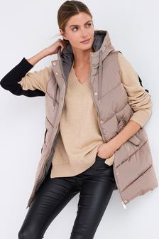 Quilted Hooded Gilet