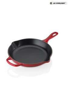 Le Creuset Signature Iron Frying Pan With Metal Handle 26cm Cerise