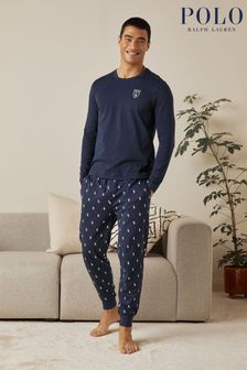 Polo Ralph Lauren Navy Blue Pyjamas Set