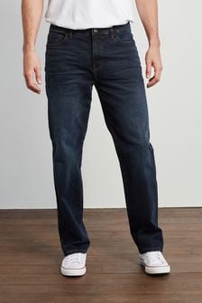 Dark Ink Relaxed Fit Premium Heavyweight Jeans (T16654) | £35
