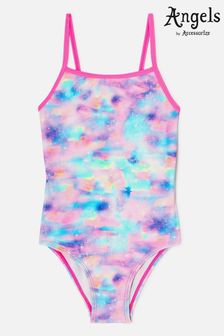 Angels By Accessorize Pink Girls Starburst Swimsuit With Recycled Polyester