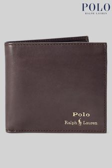 Polo Ralph Lauren Brown Leather Billfold Wallet