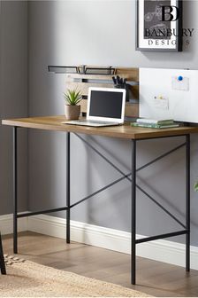 Banbury Designs Slat Back Writing Desk