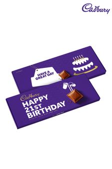 Cadbury Happy 21st Birthday Chocolate Dairy Milk Giant Bar (T19206) | £17