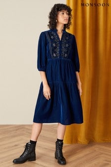 casual embroidered dresses