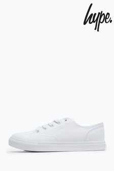 Hype. Kids White Pump Trainers