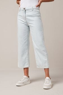 Authentic Straight Leg Cropped Jeans