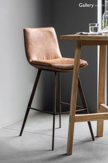 Gallery Home Set of 2 Brown Pittsburgh Bar Stools (T21333) | £410