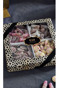 Gold Eid Sweet Box (T21383) | £16