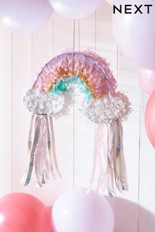 Pink Rainbow Pinata Party Decoration (T22784) | £12