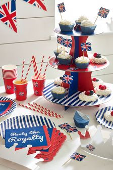 Red/Navy/White Jubilee Tea Party Kit