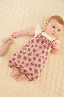 Baby 2 Piece Dungarees And Bodysuit Set (0mths-2yrs)