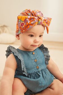 Baby 2 Pack Turban Hats (0mths-2yrs)