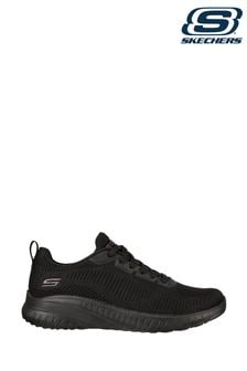 Skechers Black Bobs Squad Chaos Face Off Trainers (T24240) | £57