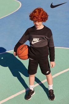 Nike Sweatshirt And Shorts Set