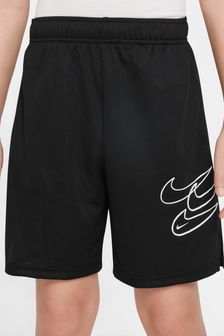 Nike Black DriFIT Swoosh Shorts