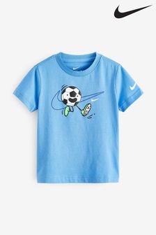 Nike Little Kids Blue Nikemojii Football T-Shirt