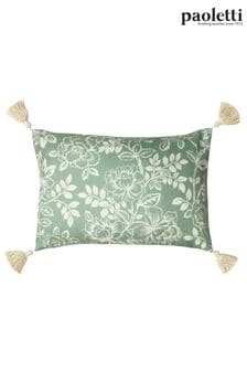 Riva Paoletti Sage Green Somerton Floral Polyester Filled Cushion