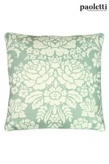 Riva Paoletti Sage Green Melrose Floral Polyester Filled Cushion