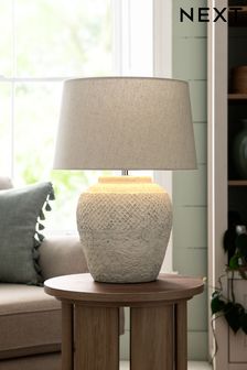 Ivory Cream Moreton Table Lamp (T27467) | £90