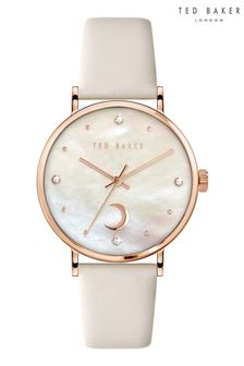 Ted Baker White Phylipa Moon Strap Watch