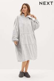 Grey Oversized Blanket Hoodie (T29405) | £38