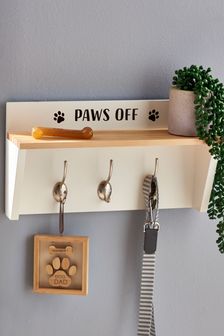 White Paws Off Shelf Organiser