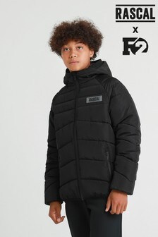 Rascal Boys Black Vision Quilted Jacket