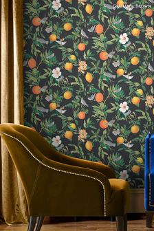 Graham & Brown Black Amalfi Wallpaper Wallpaper