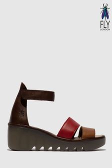 Fly London Red Bono Sandals