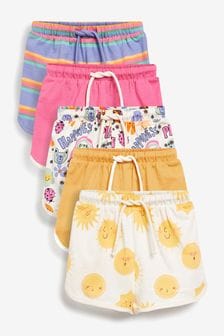 5 Pack Jersey Shorts (3mths-7yrs)