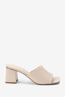 Forever Comfort® Block Heel Mule Sandals