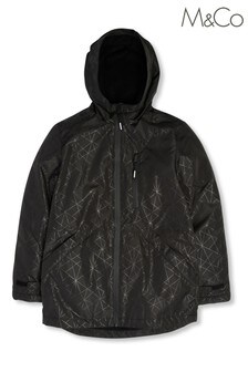 M&Co Black Lightweight Puffer Jacket
