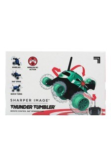 Sharper Image Green Toy RC Mini Thunder Tumbler Car