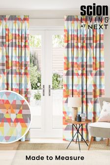 Scion Orange Axis Made To Measure Curtains