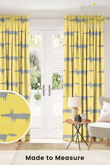 Scion Yellow Mr Fox Made To Measure Curtains